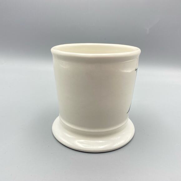 Anthropologie Monogram Letter N Name Initial 12 oz Coffee Mug Tea Shaving Cup - Picture 7 of 9